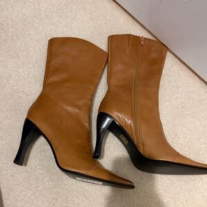 Jeffrey Campbell Tan Heeled Boots